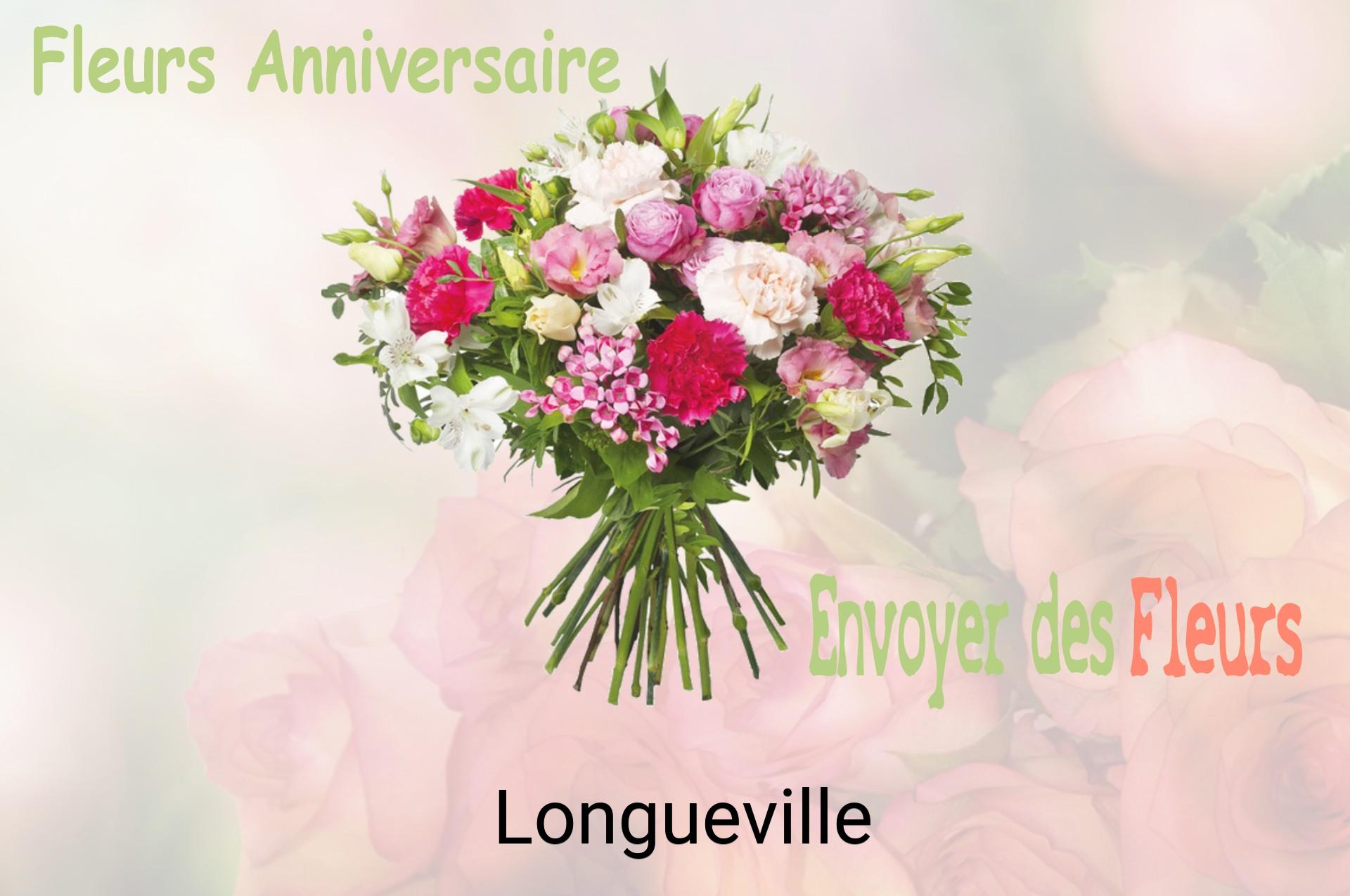 Bouquet de fleurs d’anniversaire livré à Longueville